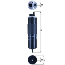 Filtr paliwa KNECHT KL 831/11