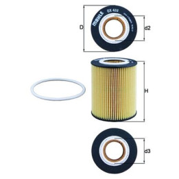 Filtr oleju KNECHT OX 433D
