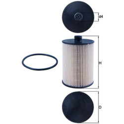 Filtr paliwa KNECHT KX 226D