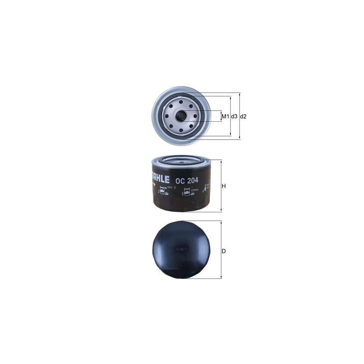 Filtr oleju KNECHT OC 204