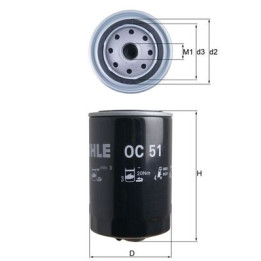 Filtr oleju KNECHT OC 51