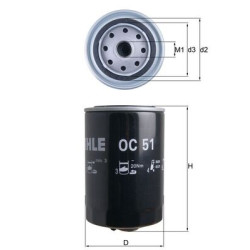 Filtr oleju KNECHT OC 51