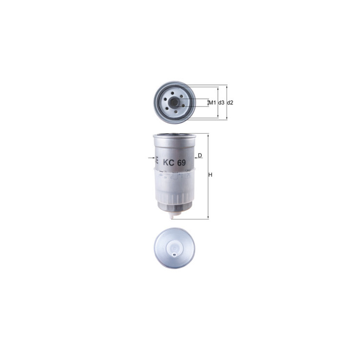 Filtr paliwa KNECHT KC 69
