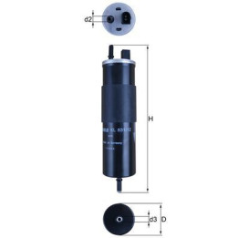 Filtr paliwa KNECHT KL 831/12