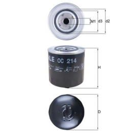 Filtr oleju KNECHT OC 214