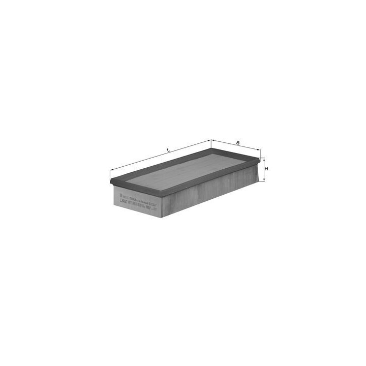 Filtr powietrza KNECHT LX 492