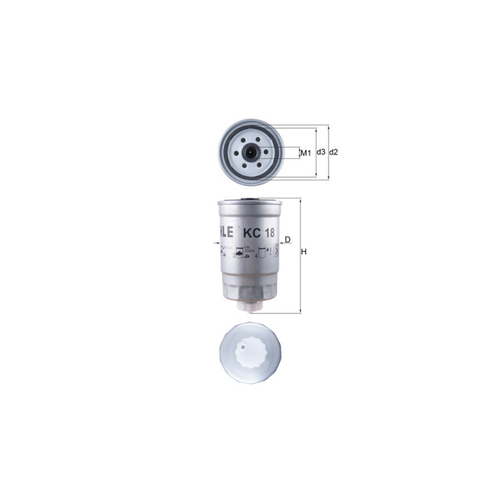 Filtr paliwa KNECHT KC 18