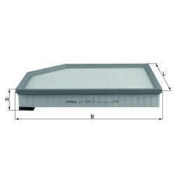 Filtr powietrza KNECHT LX 1591/2