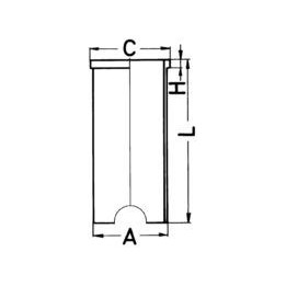 Tuleja cylindrowa KOLBENSCHMIDT 89163190