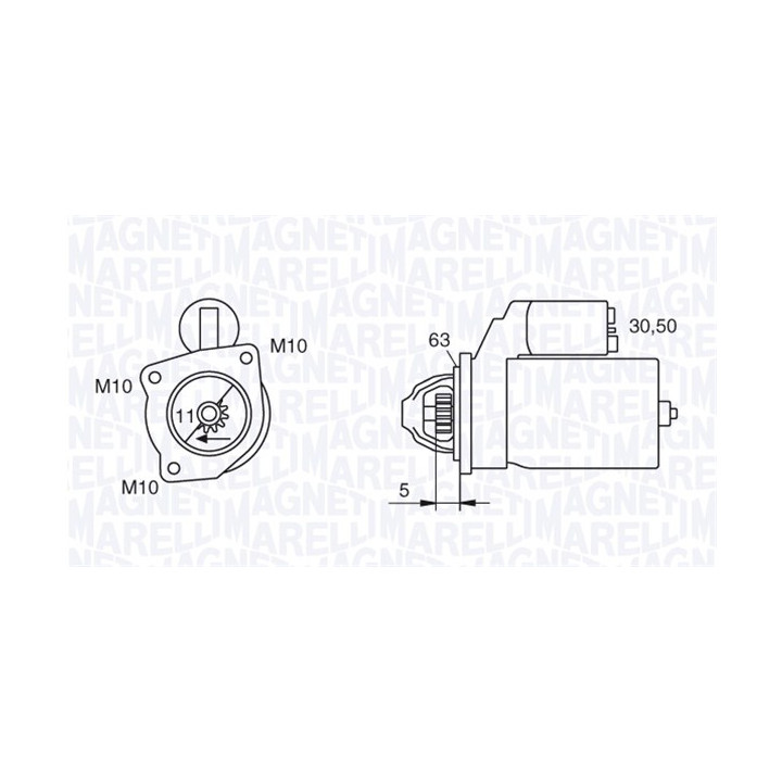 Rozrusznik MAGNETI MARELLI 063721377010