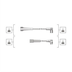 Zestaw przewodów zapłonowych MAGNETI MARELLI 941319170051