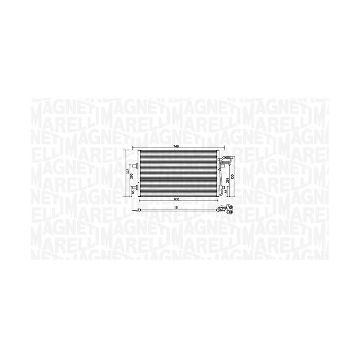 Skraplacz klimatyzacji MAGNETI MARELLI 350203934000