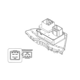 Regulator, wentylator nawiewu do wnętrza pojazdu MAHLE ABR 35 000P