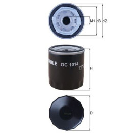 Filtr oleju MAHLE OC 1014