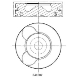 Tłok MAHLE 040 37 02