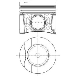 Tłok MAHLE 037 PI 00152 000
