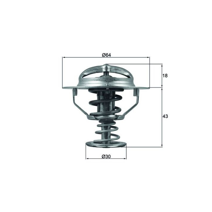 Termostat MAHLE TX 114 82D