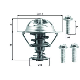Termostat MAHLE TX 202 90D