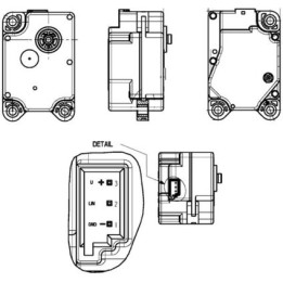 Silnik klap nawiewu MAHLE AA 15 000P