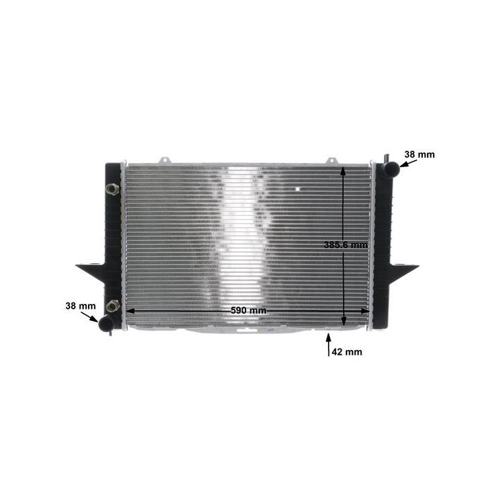 Chłodnica wody silnika MAHLE CR 1544 000S