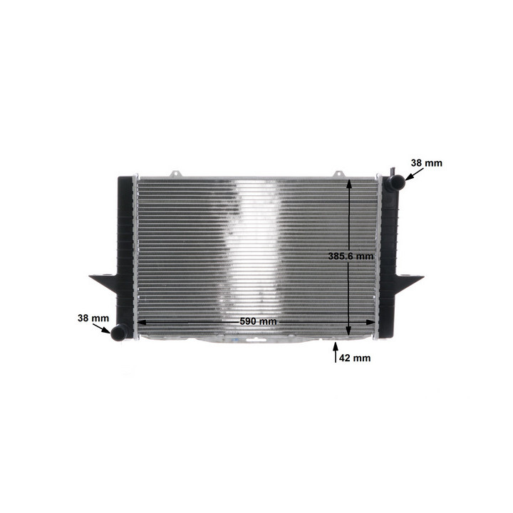 Chłodnica wody silnika MAHLE CR 1543 000S