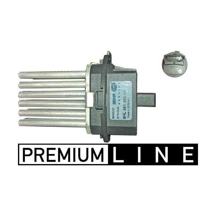 Regulator, wentylator nawiewu do wnętrza pojazdu MAHLE ABR 99 000P
