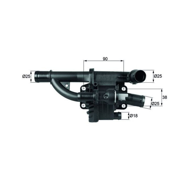 Termostat MAHLE TH 40 83