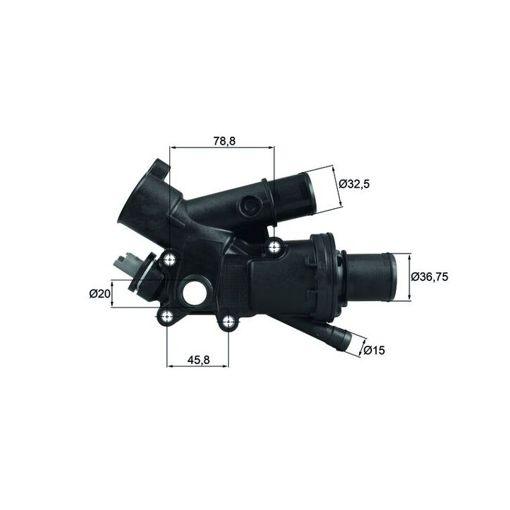 Termostat MAHLE TH 43 83