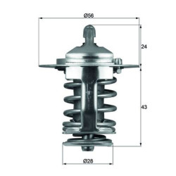 Termostat MAHLE TX 70 82