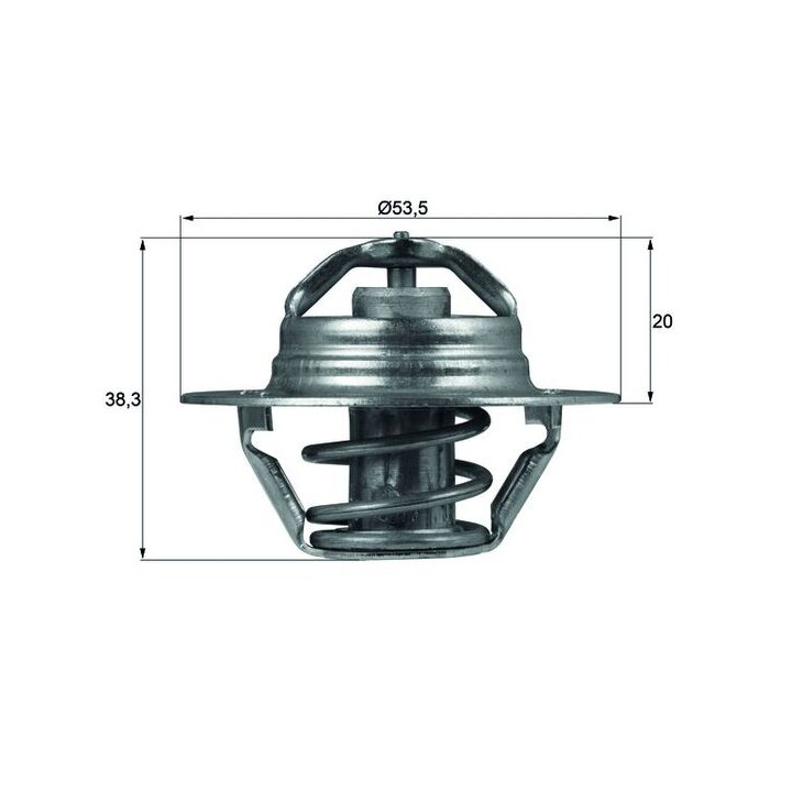 Termostat MAHLE TX 88 88D